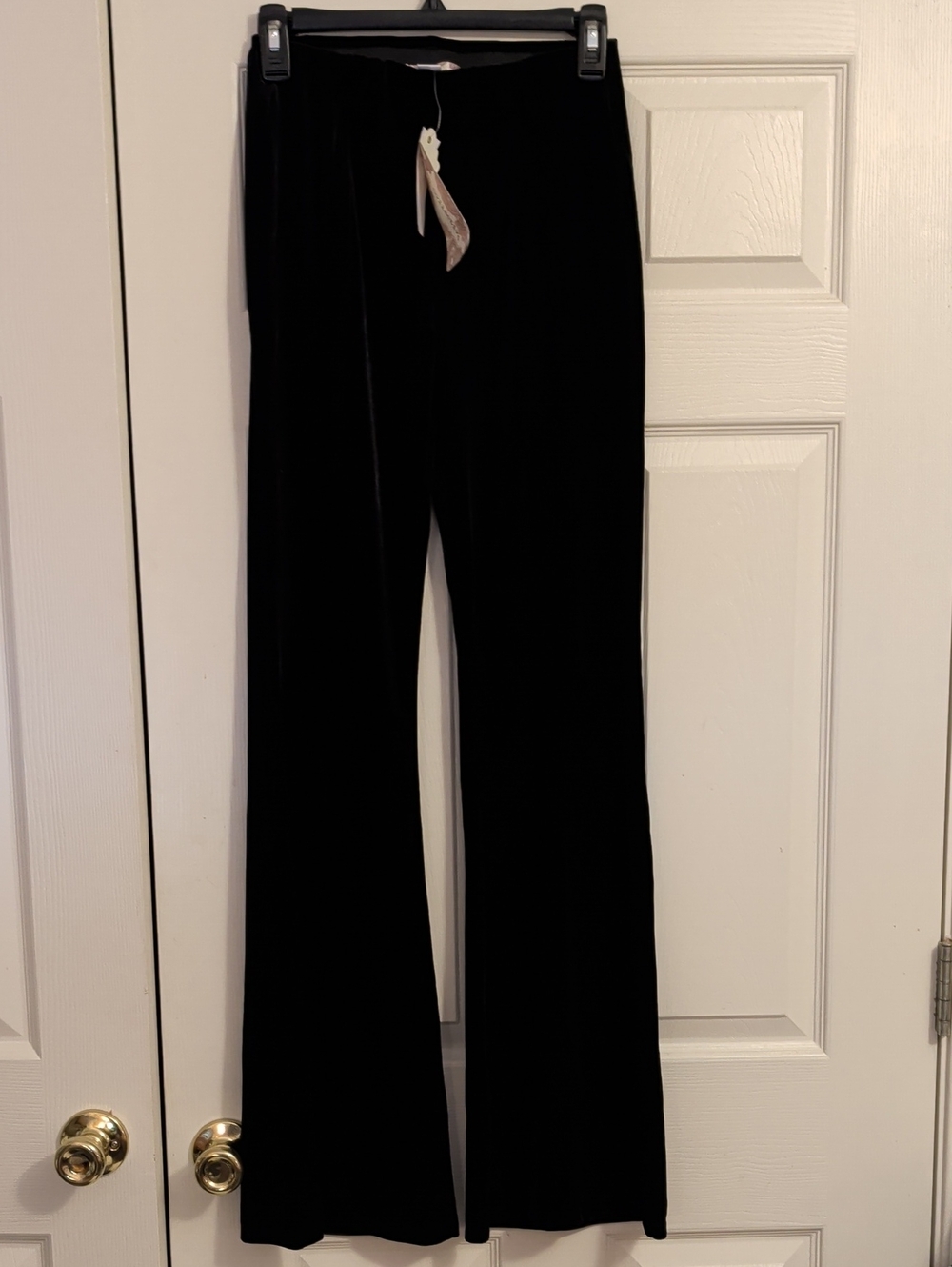 BAND OF GYPSIES Velvet Bell Bottom Pants NWT